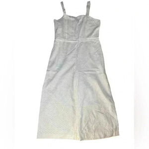 Banana Republic white jumpsuit sz 14